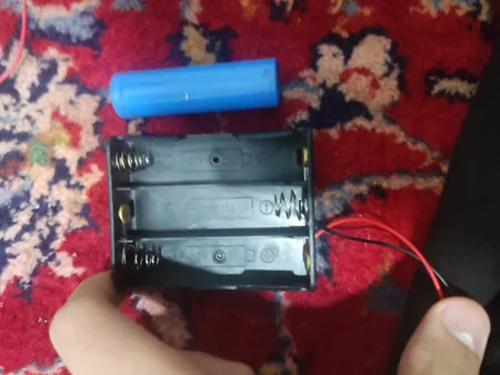 جا باتری لیتیوم یون کد 3S_18650