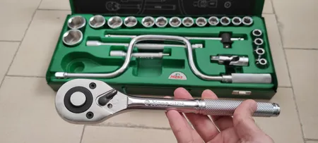 مجموعه 24 عددی آچار بکس هنس مدل 4624-6MT