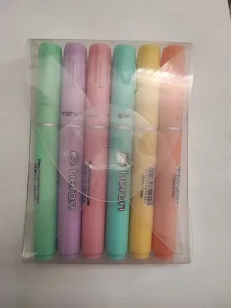 ماژیک علامت گذار هرون مدل پاستلی مجموعه 6 عددی