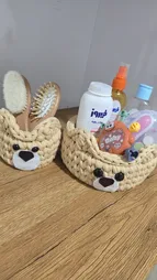 ارگانایزرکودک طرح خرسی مدل تریکو کد BEAR-02 مجوعه 3 عددی