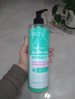 ماسک مو بیول مدل آلوئه ورا حجم 500 میلی لیتر