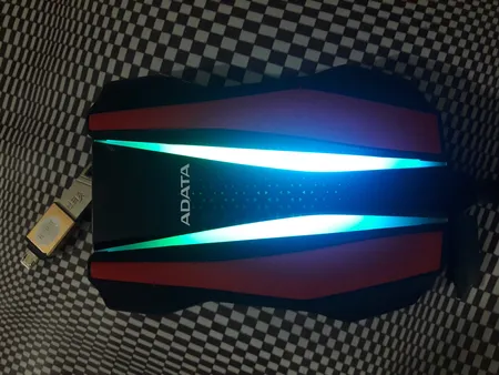 هارد اکسترنال ای دیتا مدل HD770G  ظرفیت یک ترابایت دارای رابط USB Type-A 3.2