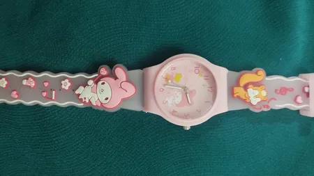 ساعت مچی عقربه ای بچگانه مدل بند سیلیکونی ضد حساسیت طرح خرگوش