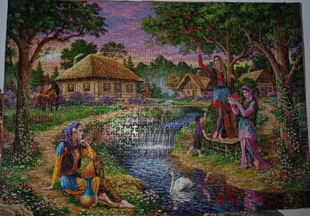 پازل 1000 تکه ایران طرح دهکده زیبا مدل AP-357