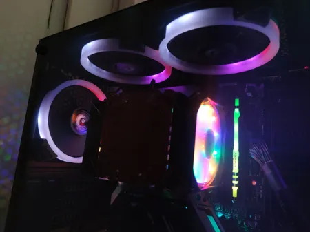 فن کیس دیویژن مدل 12025L ARGB-PWM بسته 3 عددی