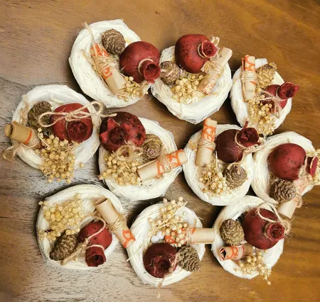 گیفت یلدا مدل انار کد 002 بسته 10 عددی