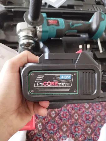 مجموعه 3 عددی دریل بتن کن و مینی فرز و بکس شارژی باس مدل 3PS