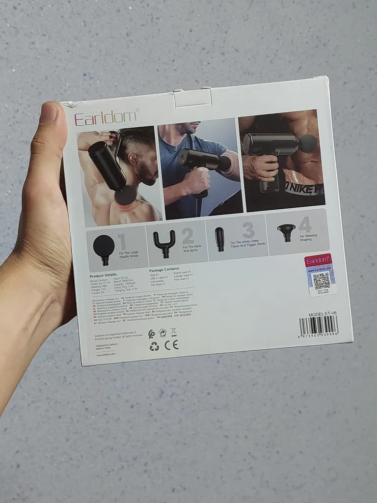 ماساژور برقی ارلدام مدل ET-V6