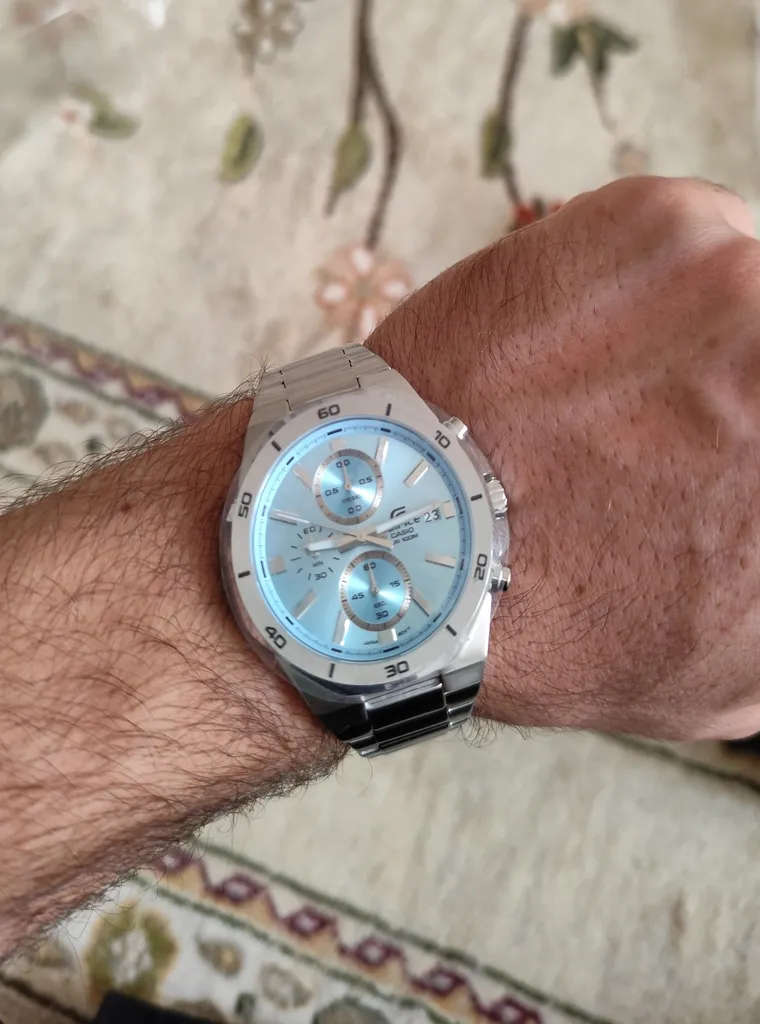 ساعت مچی عقربه‌ای کوارتز مردانه کاسیو مدل EFV-640D-2BVUDF