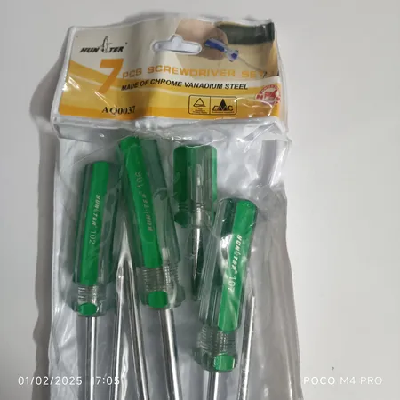 پیچ گوشتی هانتر مدل DI-0037 مجموعه 7 عددی
