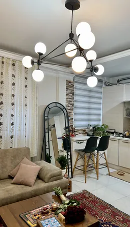 لوستر مدل مدرن طرح مولکولی کد 001