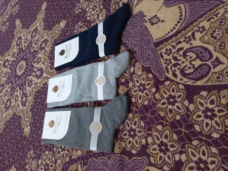 جوراب مردانه مدل نانو بوگارو کد bms02 مجموعه 3 عددی
