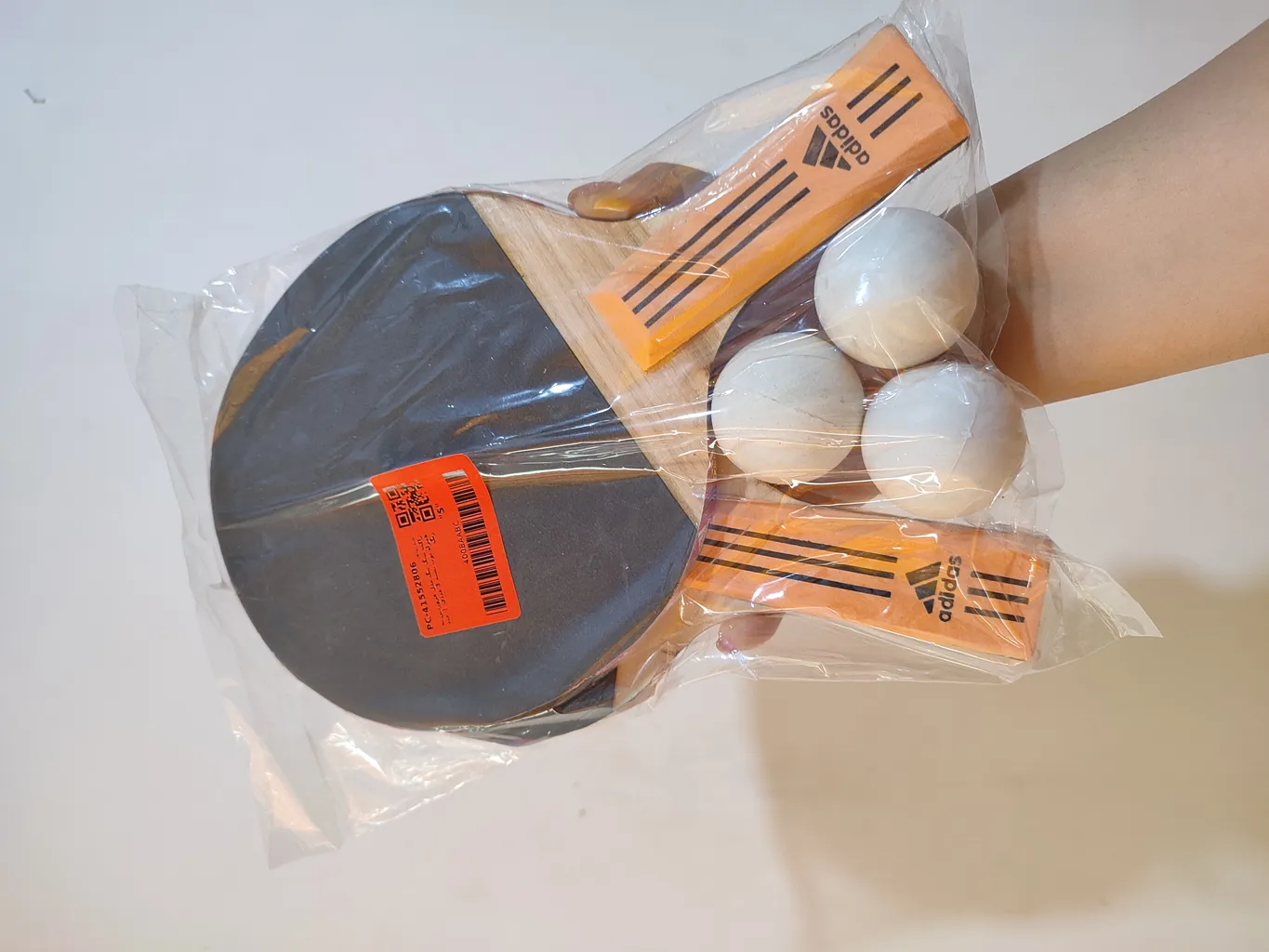 راکت پینگ پنگ مدل فروردین به همراه توپ بسته 3 عددی