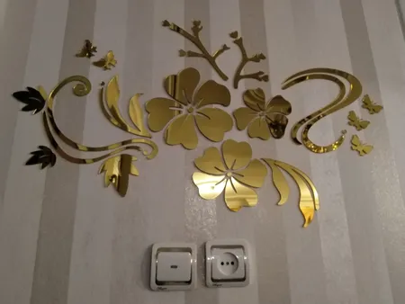 آینه پلکسی گلس پدیده شاپ مدل Petunia