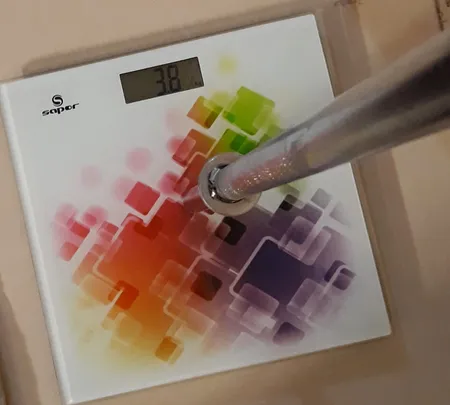 میله هالتر مدل S120 استیل سایز 120 سانتی‌متر