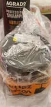 ماسک مو آگرادو مدل Keratina حجم 500 میلی لیتر به همراه شامپو مو مدل Keratin حجم 400 میلی لیتر