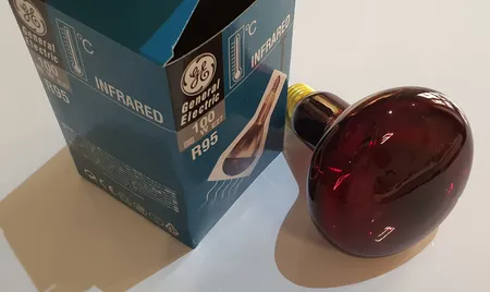 لامپ مادون قرمز جنرال الکتریک 100 وات مدل R95