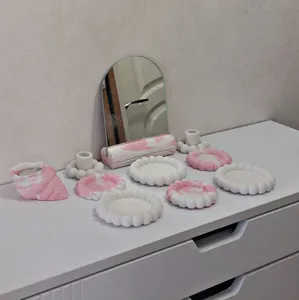 تجریه خرید مجموعه ظروف هفت سین 10 پارچه مدل دامون طرح مروارید