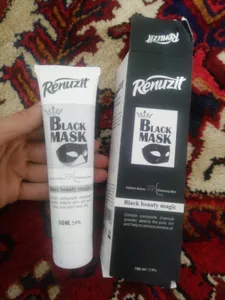 تجریه خرید ماسک صورت رینو زیت مدل Black mask carbon active حجم 100 میلی لیتر مجموعه 2 عددی