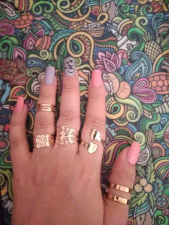 انگشتر زنانه کد Mhr-478 مجموعه 5 عددی