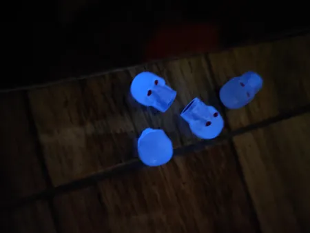 سر والف لاستیک دوچرخه هارمن مدل بدون باتری SKULL203 بسته 4 عددی