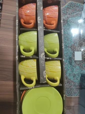 ست استکان و نعلبکی 12 پارچه مدل KRSCCC036-216