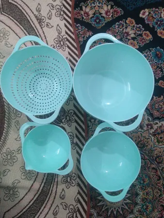 آبکش و آبگیر آسا پلاستیک مدل9887 مجموعه 4 عددی