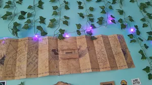 تجریه خرید اسباب بازی زینتی مدل نقشه غارتگر هری پاتر کد VT1