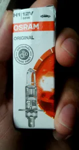 تجریه خرید لامپ هالوژن اسرام مدل H1 12V 55W بسته 2 عددی