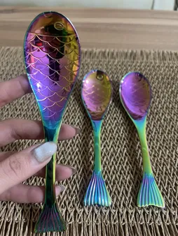 قاشق آجیل خوری مدل Fish کد 00574