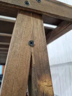 رگال لباس چوبی مدل دو  طبقه تاجدار