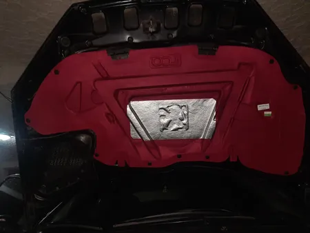 عایق در کاپوت خودرو کد pnpghrgh2060 مناسب برای پژو 206