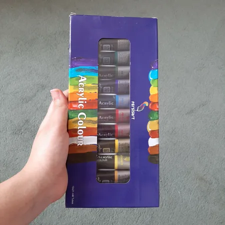 رنگ اکریلیک پرسیس آرت کد 110002120حجم 21 میلی لیتر بسته 12 عددی