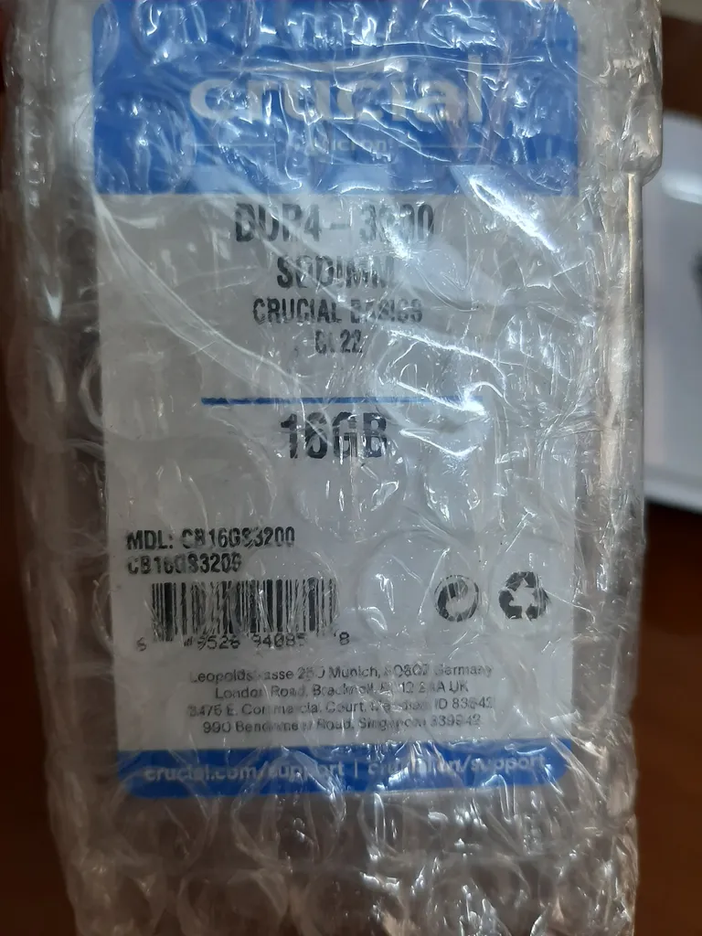 رم لپ تاپ DDR4 تک کاناله 3200 مگاهرتز CL22 کروشیال مدل CT16G4SFRA32A ظرفیت 16 گیگابایت رم لپ تاپ DDR4 تک کاناله 3200 مگاهرتز CL22 کروشیال مدل CT16G4SFRA32A ظرفیت 16 گیگابایت