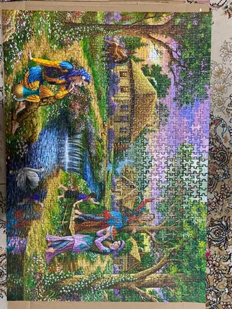 پازل 1000 تکه ایران طرح دهکده زیبا مدل AP-357