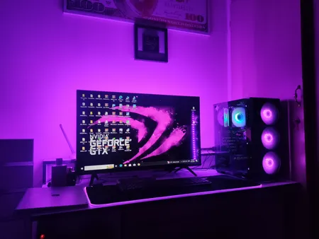 ماوس پد مخصوص بازی مدل RGB 80x30