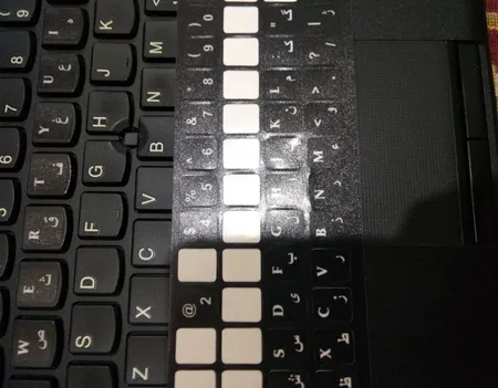 برچسب حروف فارسی کیبورد مدل D-Net