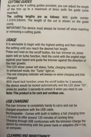 ماشین اصلاح موی سر و صورت وی جی ار مدل V-965