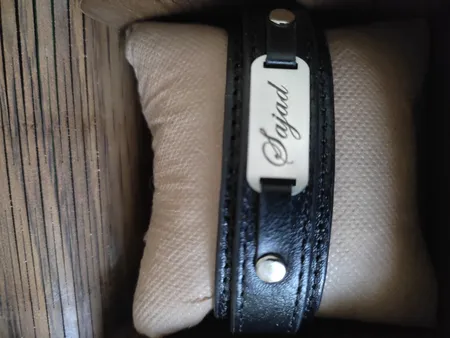 دستبند نقره مردانه ترمه 1 مدل متین کد 112 DCHN