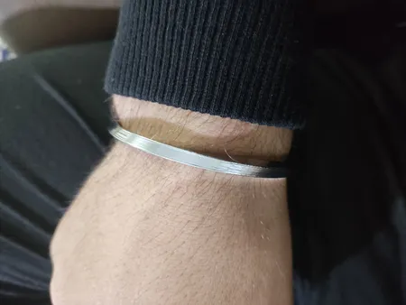 دستبند مردانه مدل بنگل پیچی