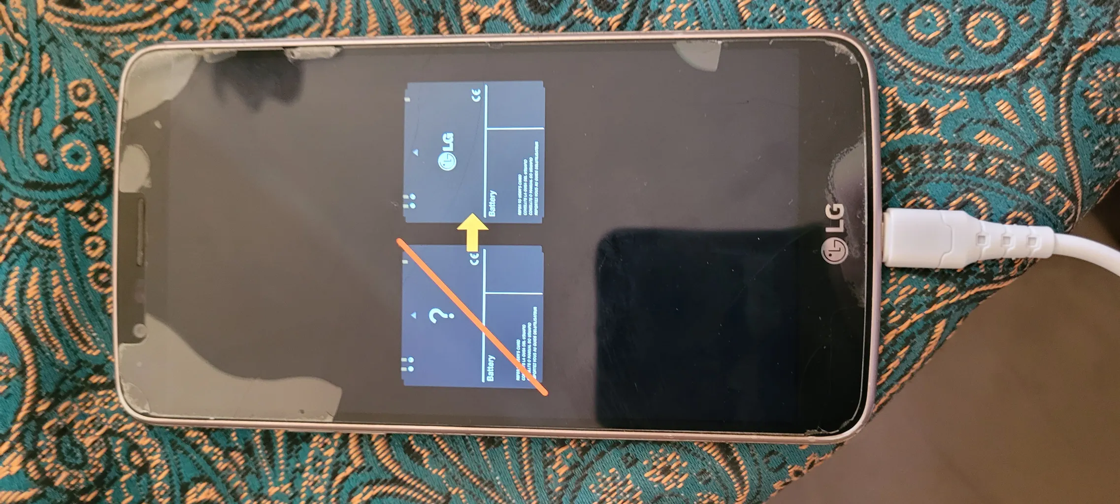 باتری موبایل مدل BL-44E1F با ظرفیت 3200mAh مناسب برای گوشی های موبایل ال جی stylus3