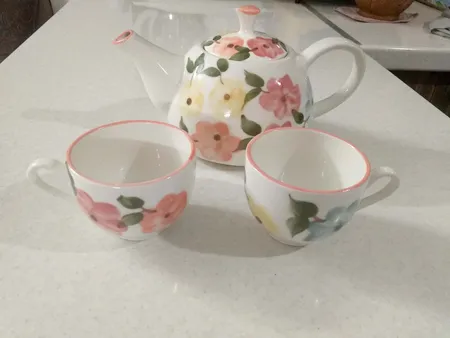 قوری طرح بهار گل ها مدل دریا