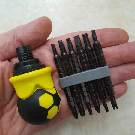 پیچ گوشتی مشتی جغجغه ای مدل CR_V7 بسته 7 عددی