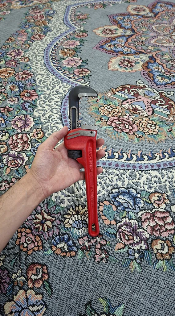 آچار لوله گیر ایران پتک مدل DB 1210 سایز 12 اینچ