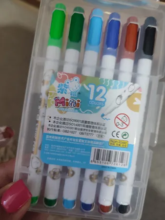 ماژیک رنگ آمیزی 12 رنگ هپو مدل rs کد 3030