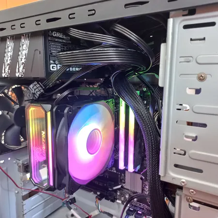 سیستم خنک کننده بادی گرین مدل NOTUS 400-ARGB