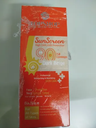 کرم ضد آفتاب تاپ شاپ مدل 90 حجم 50 میلی لیتر بسته 2 عددی