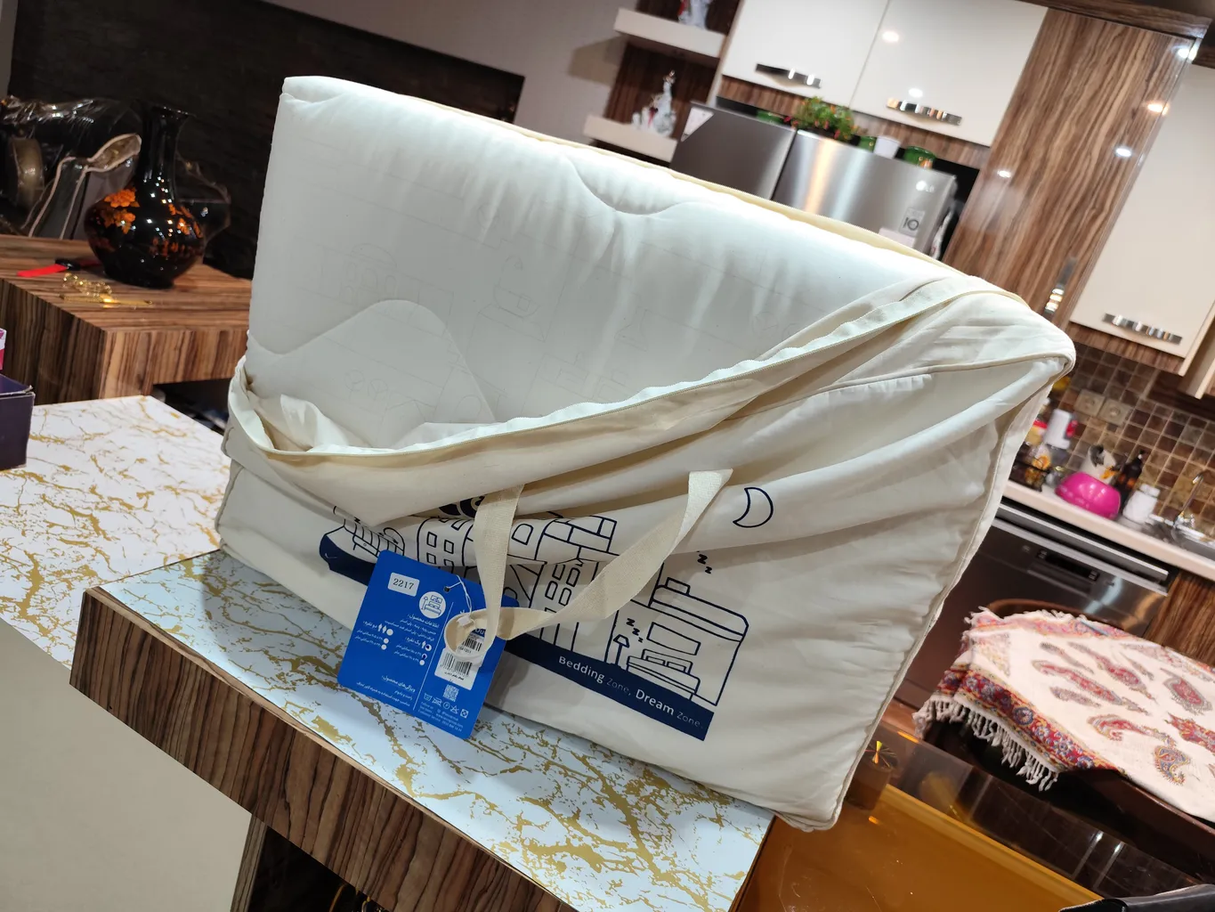 لحاف لایکو مدل پترن یکنفره سایز 220*150 سانتی متر