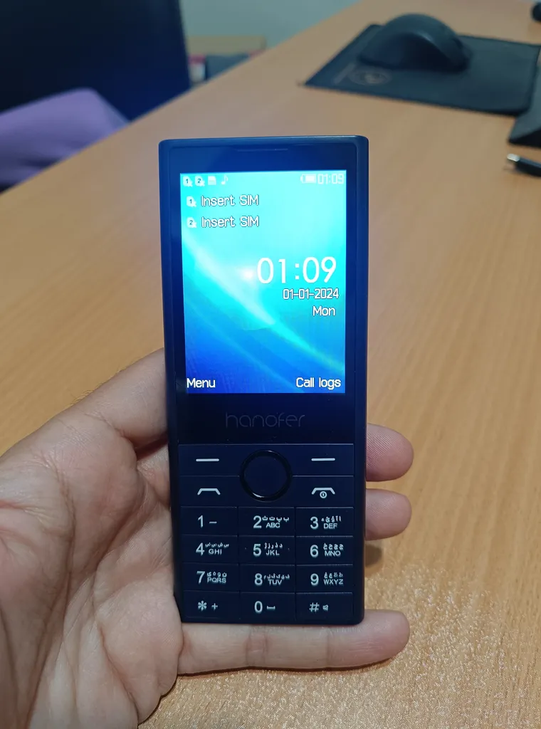 گوشی موبایل هانوفر مدل 150 2024 دو سیم کارت ظرفیت 32 مگابایت و رم 24 مگابایت