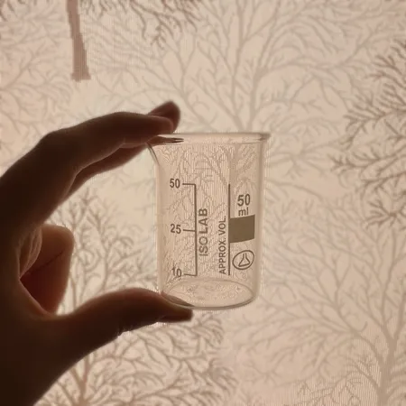 بشر آزمایشگاه مدل beaker ظرفیت 50 میلی لیتر